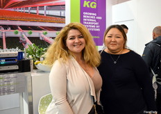 Kateryna Volianska with KG and Indira Belgitayeva, Kazakhstan from Nac-agro.